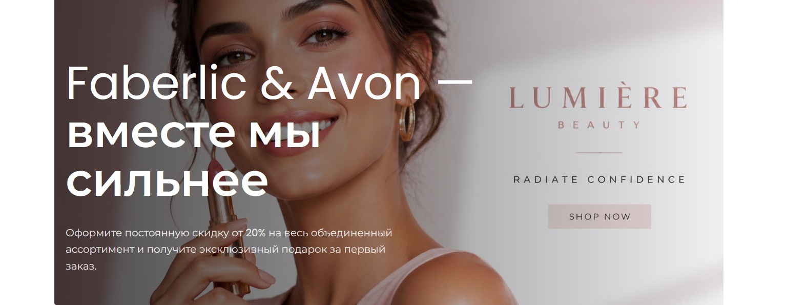 Avon и Faberlic — совместная beauty-программа